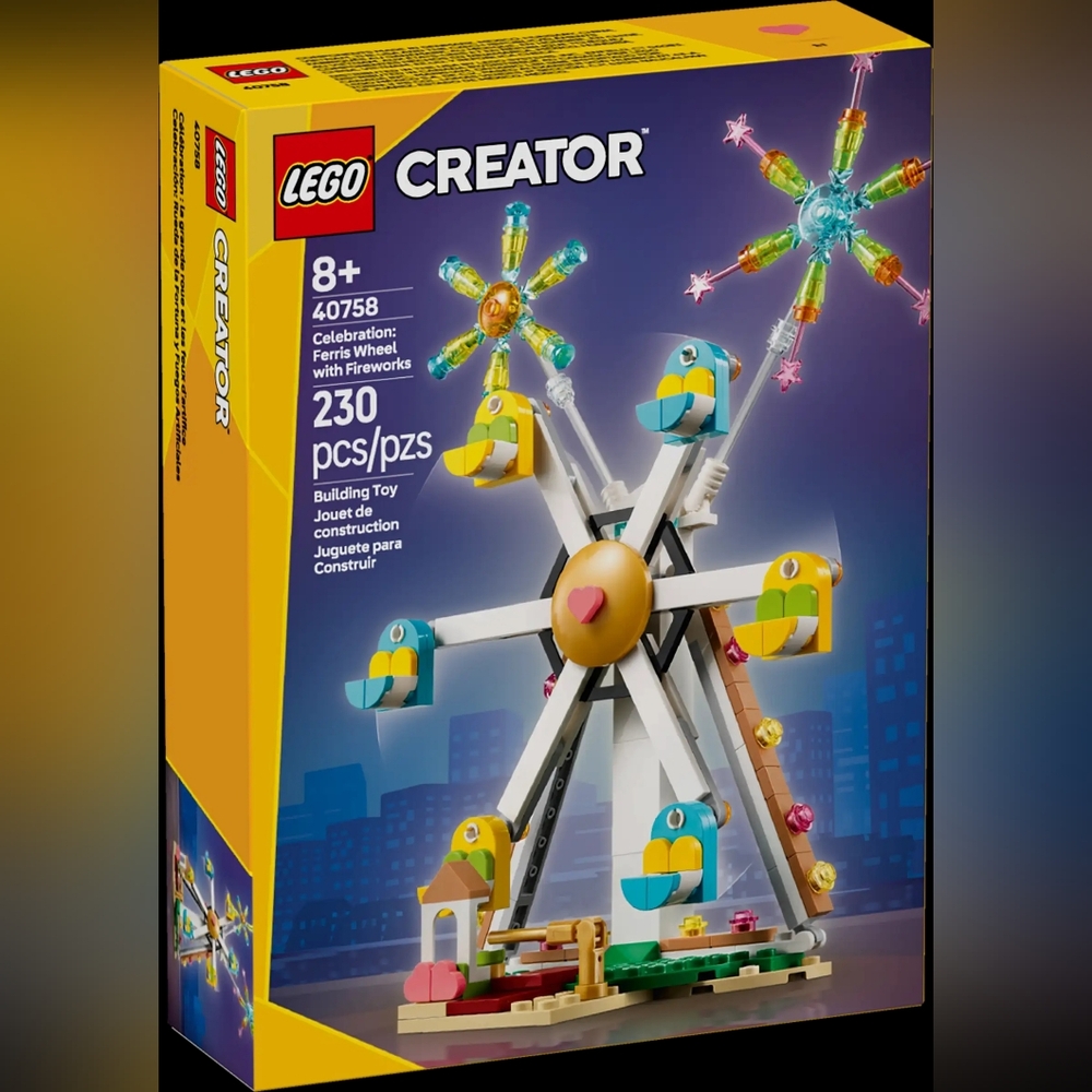 Exclusive LEGO New In Box! Celebration: Ferris Wheel with Fireworks